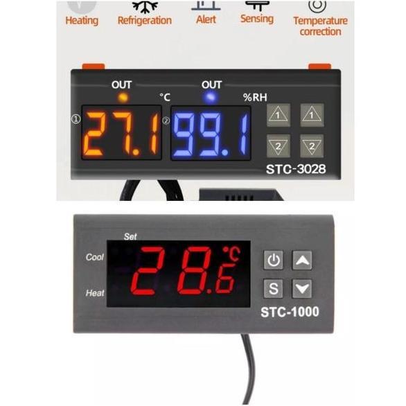 thermostat hygrostat digital stc-1000 stc-3028 pengatur suhu