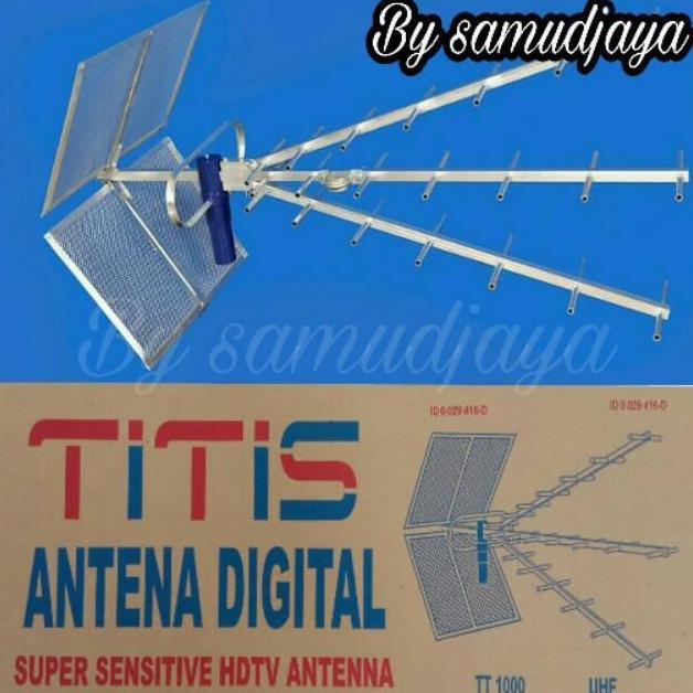 Antena tv digital / antena tv titis tt1000 / antena luar outdoor uhf,