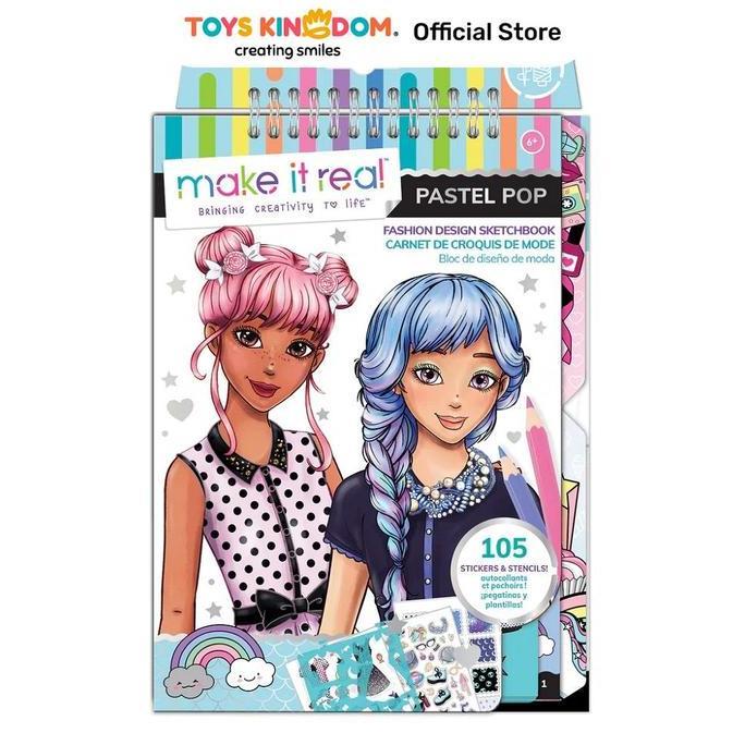 MAKE IT REAL SET SKETCHBOOK PASTEL POP