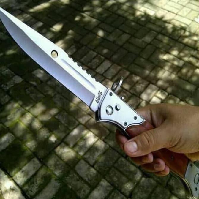 Termurah / Hot Sale Pisau Lipat Saku Ak 47 Besar Survival Kit Outdoor