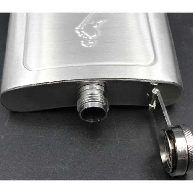JW Botol Minum Unik Wine Bir Alkohol Hip Flask Stainless Steel