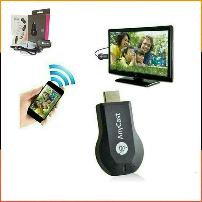 [COD] PAKET ANYCAST DONGLE DARI HP KE TV TABUNG / ANYCASH DONGEL MIRACAST WIFI DISPLAY SCREEN MIRROR