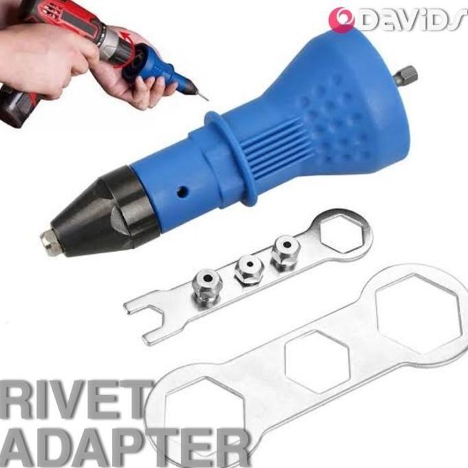 Alat adaptor rivet adapter bor cordless