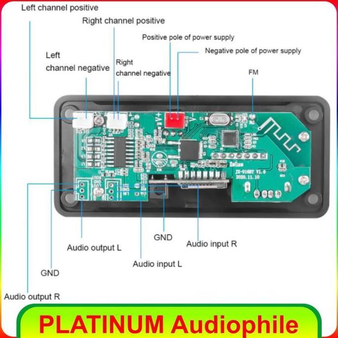 MP3 Bluetooth Deer Class D Amplifier 2X 25W MP3 Recorder Recording