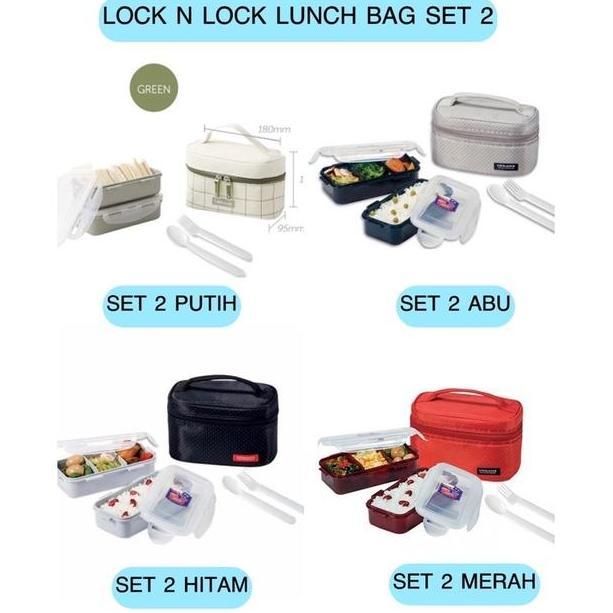 Lock n Lock Lunch Bag Set
