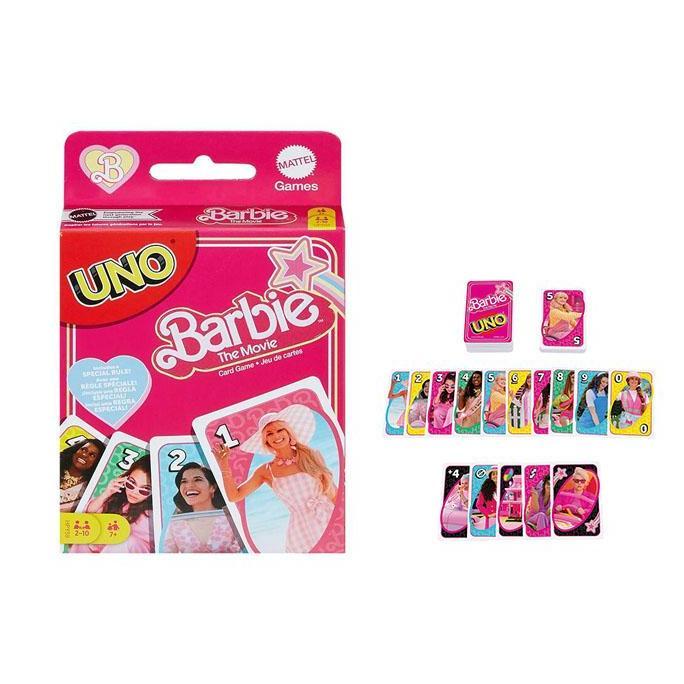 UNO Barbie The Movie Board Game Card Games