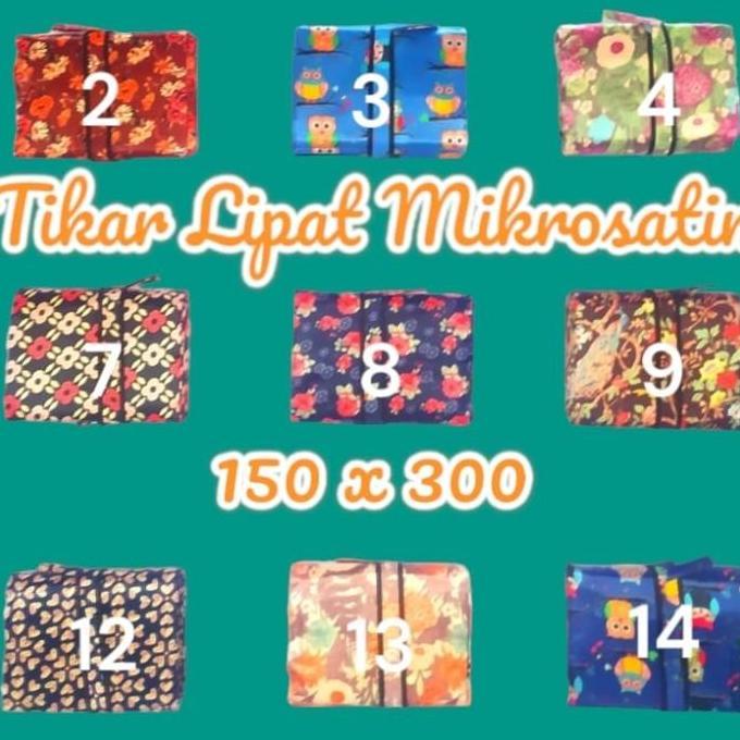 Tikar Lipat piknik microsatin 150x300