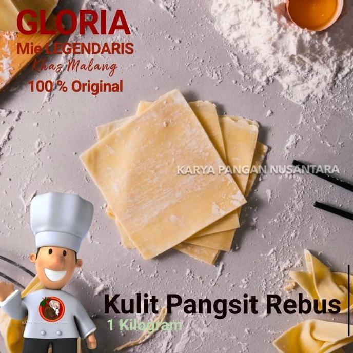 KULIT PANGSIT GLORIA MALANG KULIT PANGSIT REBUS KULIT PANGSIT MIE 1KG