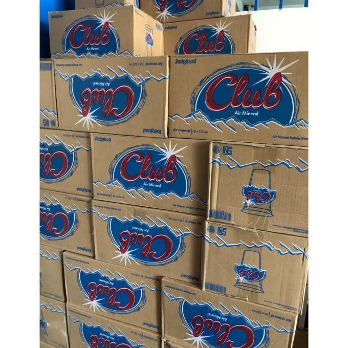 Air Mineral Club Gelas 1 Dus isi 48 Cup Termurah