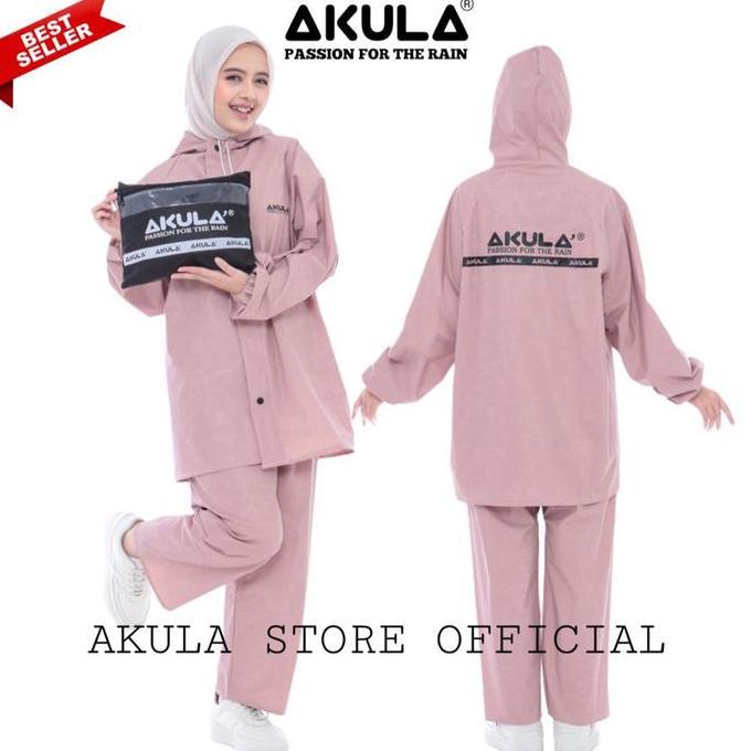 NEW JAS HUJAN AKULA JAS HUJAN BAHAN PVC 0.25 SETELAN PRIA WANITA DEWASA ORI