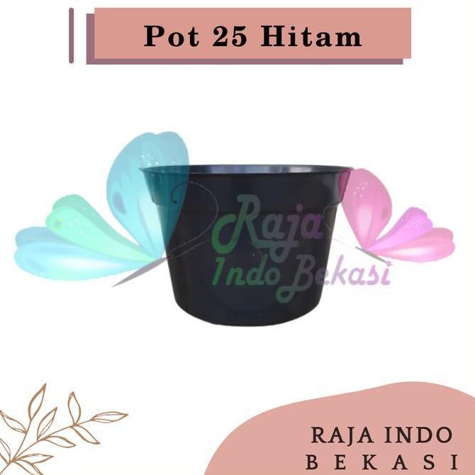 Pot Hitam Ukuran 35 30 25 20 17 15 12 10 Pot Platik Pot Bunga Tanaman