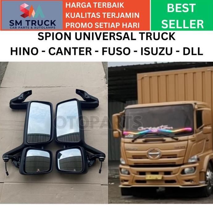 PROMO (VOLVO) SPION SET MODIFIKASI TRUK UNIVERSAL UNTUK HINO LOHAN CANTER FUSO ISUZU GIGA ELF NMR NK