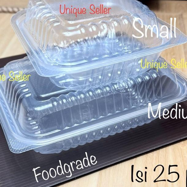 [Isi25] Mika Lunchbox Foodsafe Box Small Medium Tahan Panas / Mika Foodbox Lunch Box Food Safe S Kec