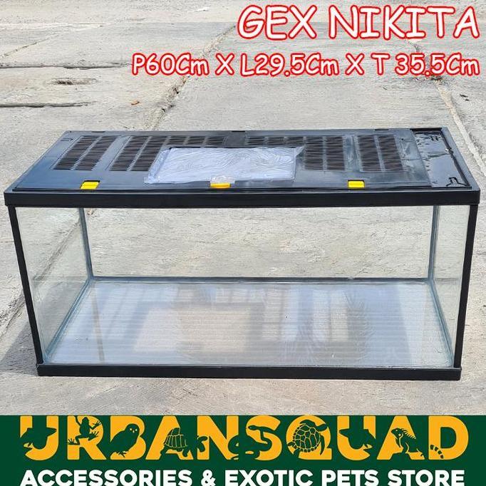 Yujitaro- Gex Nikita P60Cm X L29.5Cm X T 35.5Cm Exoterra Reptizoo Aquarium Kura