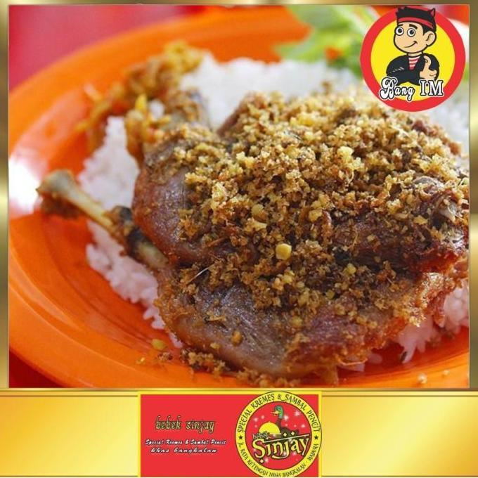 BEBEK GORENG SINJAY KREMES SPESIAL SAMBAL PENCIT KHAS BANGKALAN