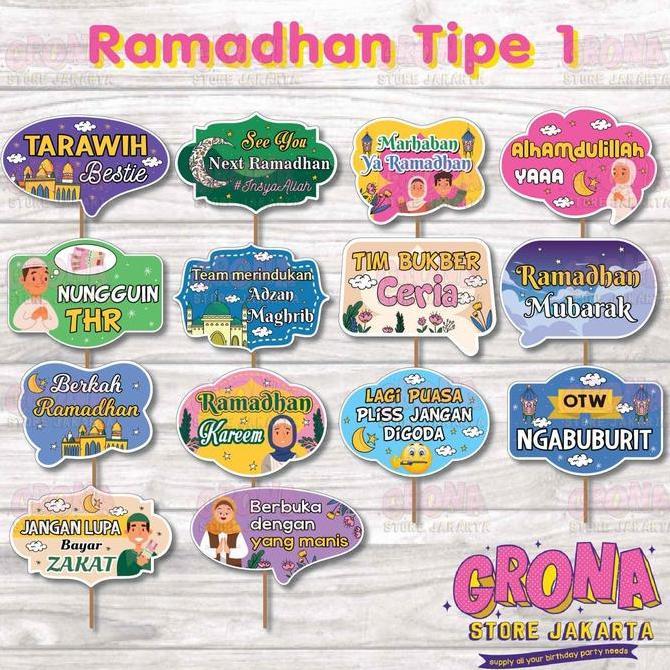 PHOTOBOOTH RAMADHAN / ACC PHOTOBOOTH / BUKBER FUN PROPS GM