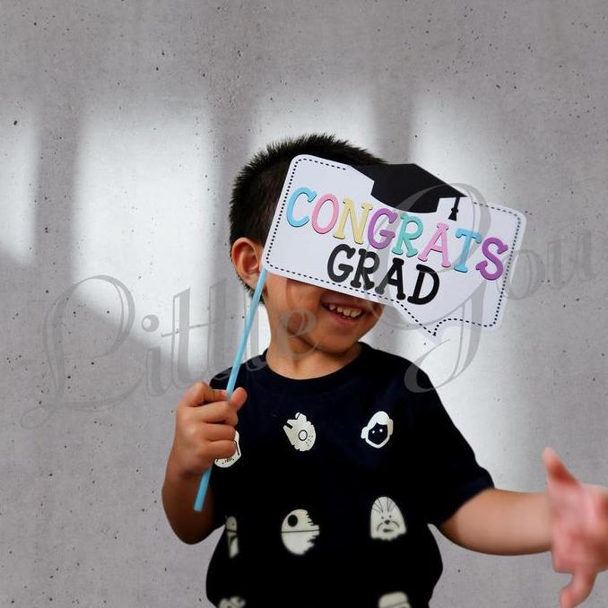 Graduation Photobooth Props 9pcs / Photo Booth Prop Wisuda Kelulusan GM