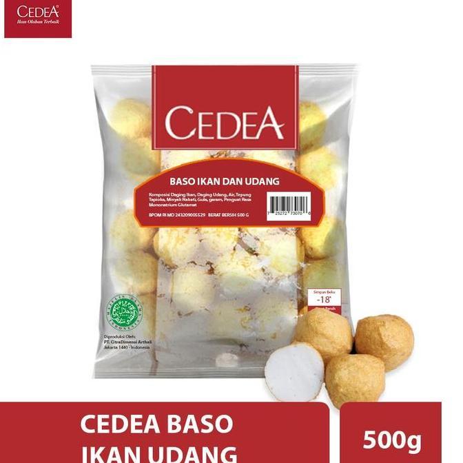 Beff- Baso Ikan Udang Cedea 500Gr Isi 25Pcs Bakso Halal Fish Shrimp Ball