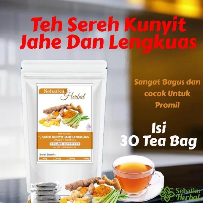 Trinken- Teh Promil/ Teh Untuk Promil Teh Detox Pcos : Teh Sereh Kunyit Jahe Dan Lengkuas Isi 30 Tea