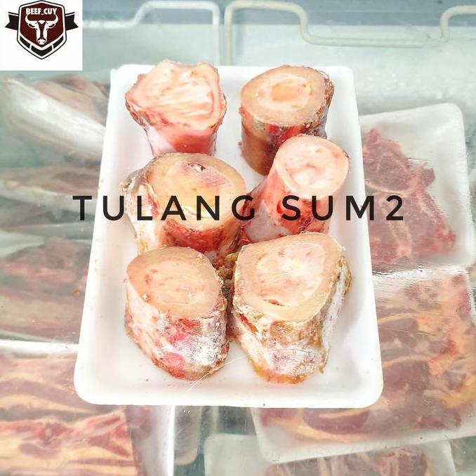 Beff- Tulang Sumsum Potong / Sum Sum Sapi Potong Bagian Tengah 500Gr Daging Frozen Baso