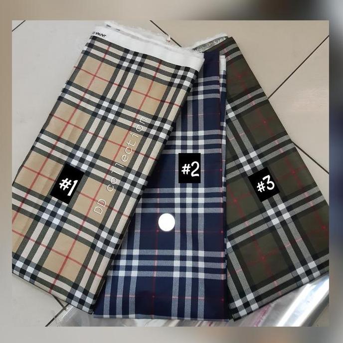 Lansungaja- #New Kain Kemeja Kotak - Kain Katun Jepang Motif Kotak Besar - Bahan Katun Jepang Motif 