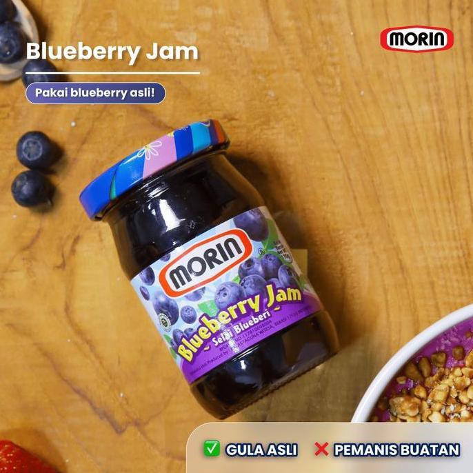 Glow- Morin Selai Blueberry 330 Gr - Selai Buah
