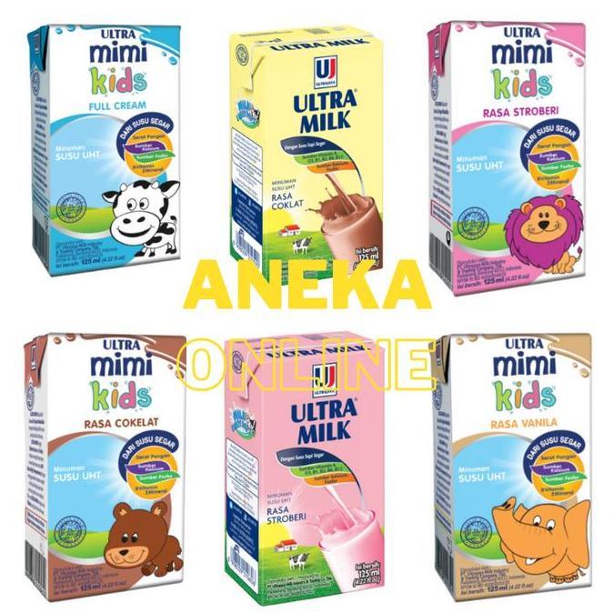 Maxmilt- Ultra Susu Uht / Susu Ultra Mimi Kids 125Ml (1 Karton)