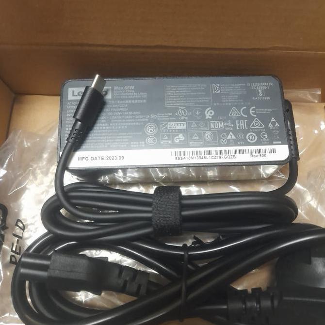 Adaptor Charger Laptop  Type C 65W  T580 T480 T480S L380