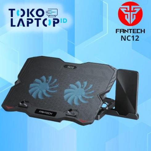 Fantech NC12 / NC-12 Notebook Cooler 2 Fan Blue LED