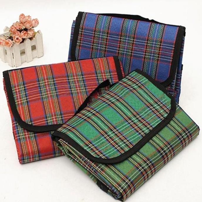 Tikar Lipat Microsatin - Tikar Piknik Lipat Waterproof