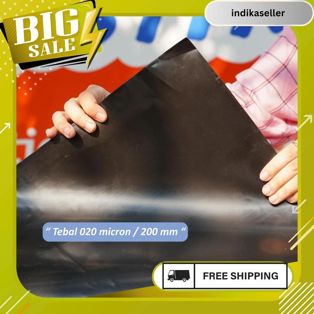 Geomembran Hdpe Tebal 200 Micron Lebar 3 Meter Meledak