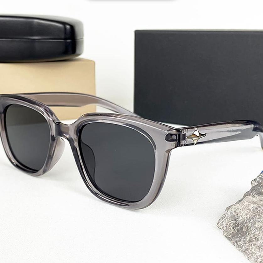 [Paket Kotak & Lap] Kacamata Hitam Uv400 Kacamata Wanita/Pria Sunglasses Korean Ins Fashion Eyewear 