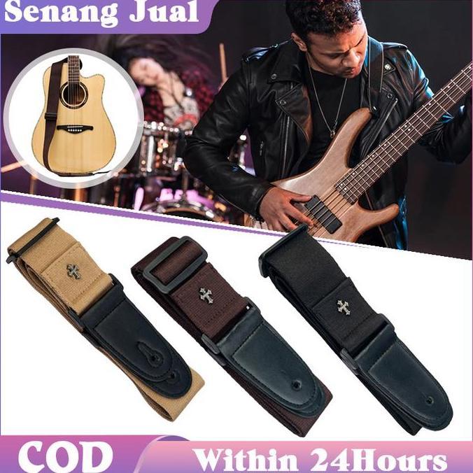TSENJA 85cm Hingga 140 Cm Strap Gitar Akustik Strap Gitar Listrik Strap Gitar Elektrik Strap Gitar B
