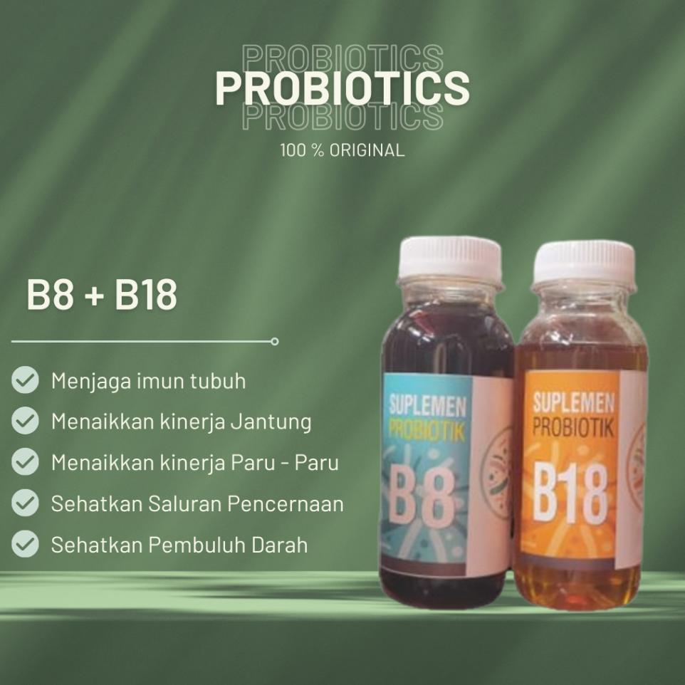 Probiotik B18 & B8 Prof Sukardi - Imun Tubuh, Sistim Pernafasan, Sistim Pencernaan, Cardio Vaskular
