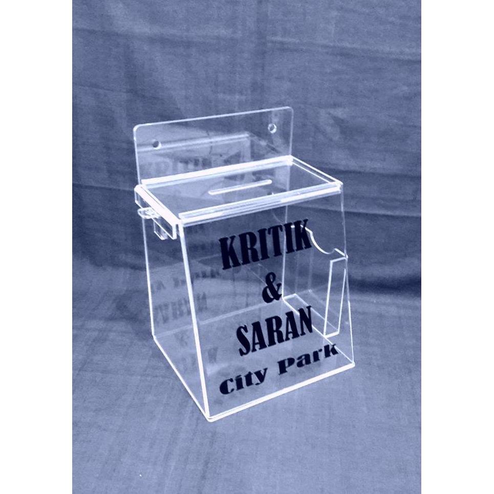 Acrylic Kotak (saran & kritik/kotak saran) LA