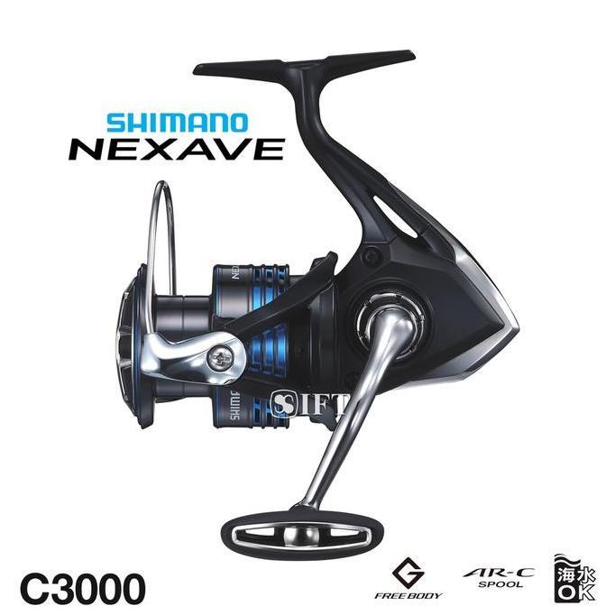 Mantap- Reel Shimano Nexave Fi 1000 2500 C3000 4000 C5000 Hg 2021 Pancing Ori