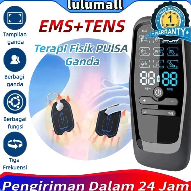 Mesin Therapy Pijat Akupuntur Digital Pengisian Tens Alat Pijat Elektrik EMS Alat Terapi Stroke Stim