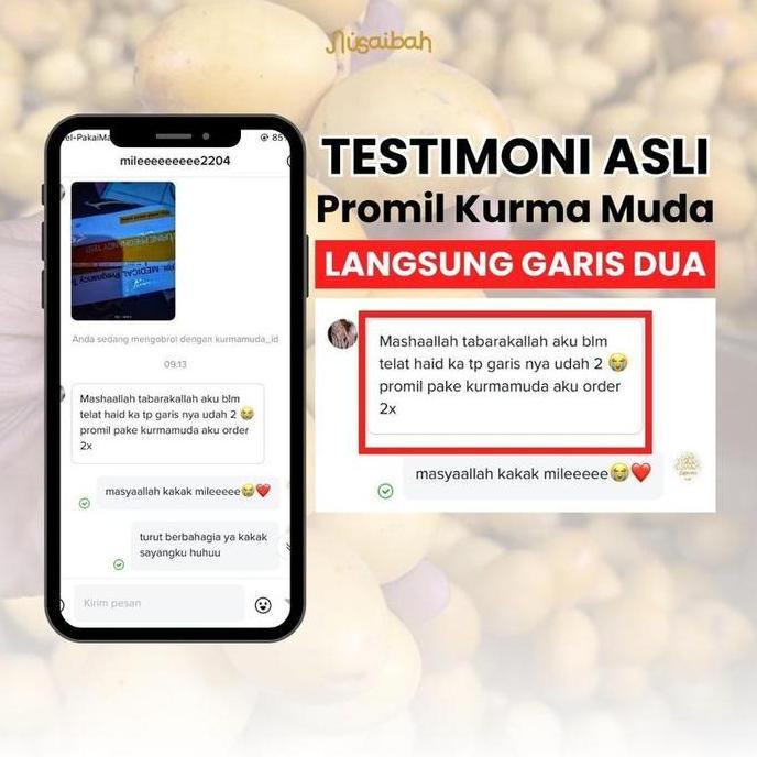 Fruting- Kurma Muda Promil Barhee Kurmamuda Fresh Mengkal Manis Ruthob Arab Kurmamuda_Id Nusaibah Ke
