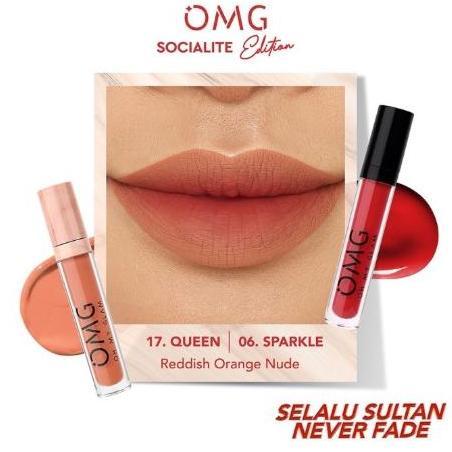Lipcolor- Paket Ombre Omg / Ombre Lipcream Omg / Lipcream Oh My Glam / Lipstik Omg / Make Up Omg