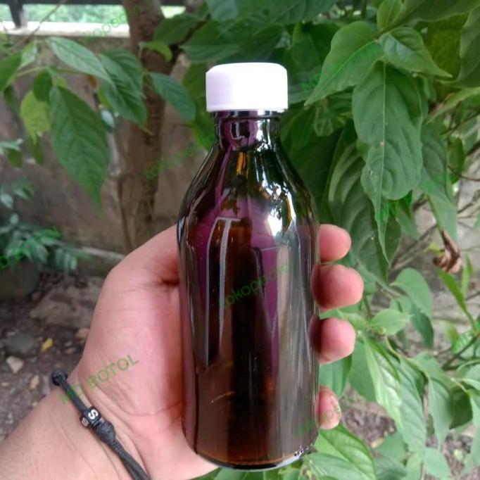 BOTOL KACA COKLAT 200 ML / BOTOL COKLAT / BOTOL KACA