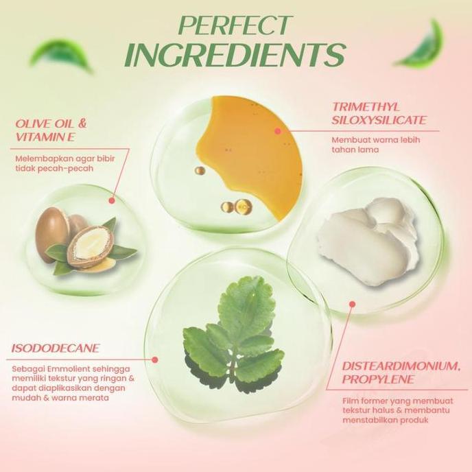 Lipcolor- Hanasui Mattedorable Lip Cream Matcha Latte Edition  Lipcream Lipstick Cair Mate Gloss Liq