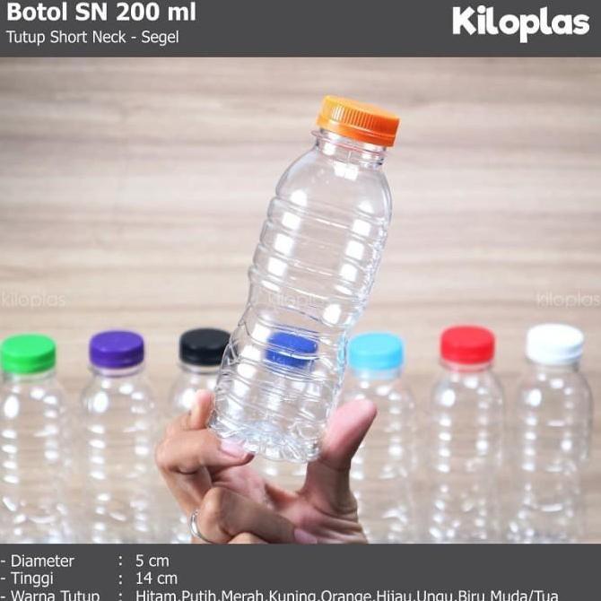 Botol Plastik 200 ml / Botol Jus 200 ml - SN / Botol Minuman 200 ml