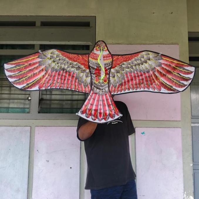 1.2/1.7 M LAYANGAN ELANG Jumbo mainan layang layang Anak ke layangan layanglayang naga Layangan moti