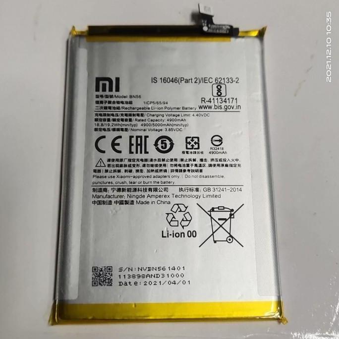 Baterai Xiaomi Redmi 9A Battery Xiomi 9C BN56 Original Copotan