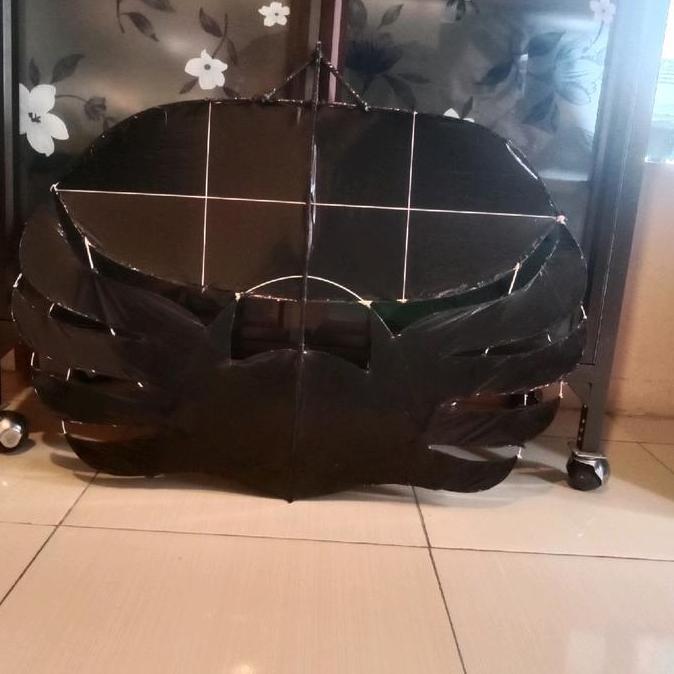 layangan ram raman mini ukuran sayap mentah 90cm
