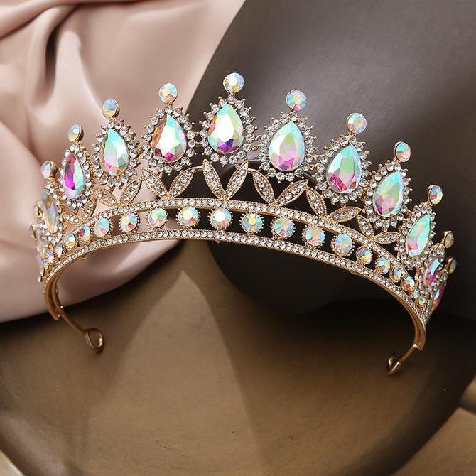 Mahkota Gwen Tiara Crown Sanggul dan Hijab Akad dan Wisuda