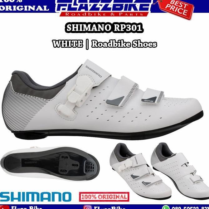 SHIMANO RP301 White Size 40 41 42 43 44 45 46 RP3 Putih Cleat Roadbike Original