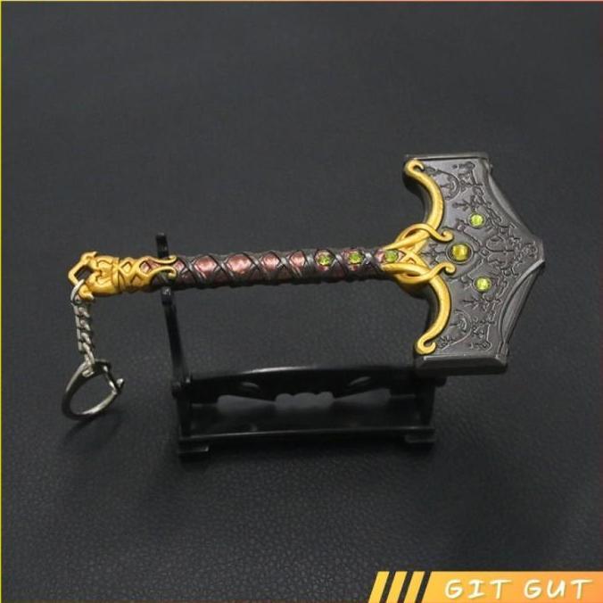 Sfp- Keychain Gantungan Kunci God Of War Kratos Axe Blade