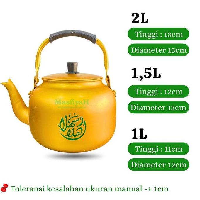 SAND TEKO PERSIA TEMPAT AIR ZAM ZAM Teko Stainless Steel TEKO TEH TEKO KOPI WARNA Emas Teko Air Zam-
