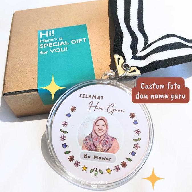 Sfp- Medali Hari Guru - Teacher'S Day Kado Untuk Guru Custom Medali Dari Simanis